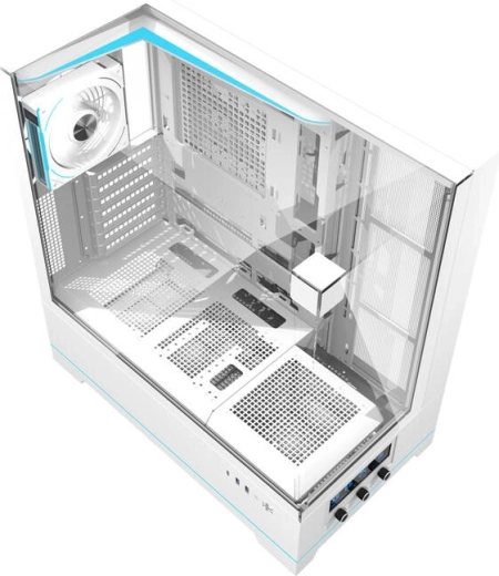 Diseño moderno con panel transparente