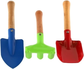 Cabezas de metal duraderas, mangos de madera cómodos