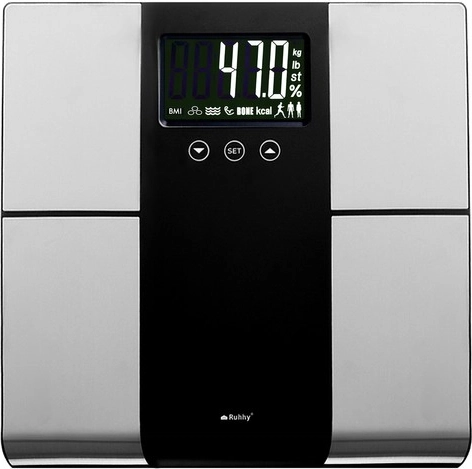 Análisis corporal completo: peso, IMC, grasa, agua y músculos