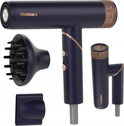 Peinado profesional con concentrador y difusor