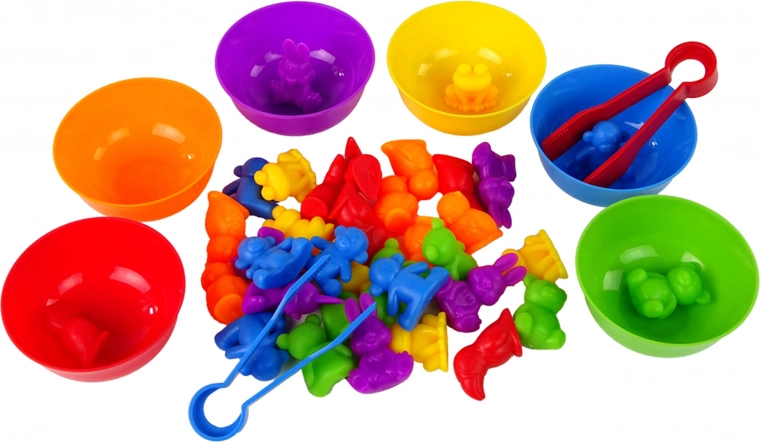 Clasificación de colores con animales