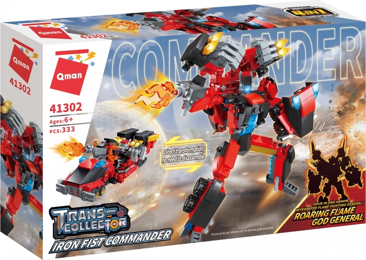 Transformación 2 en 1: robot y vehículo