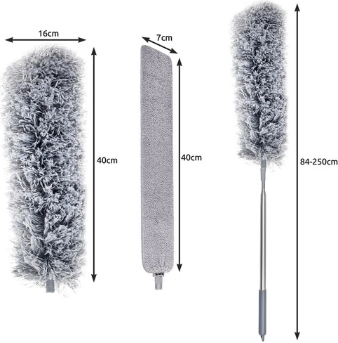Plumero telescópico flexible