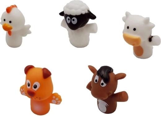 Cinco animales favoritos para el dedo