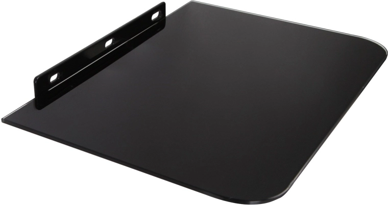 Diseño minimalista y limpio bajo el televisor