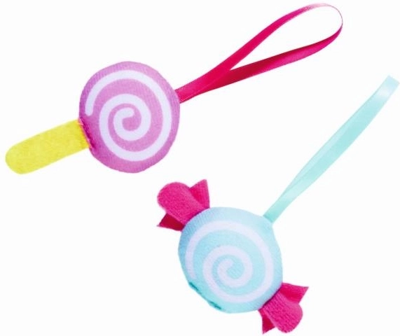 Divertidos colgantes con forma de dulces