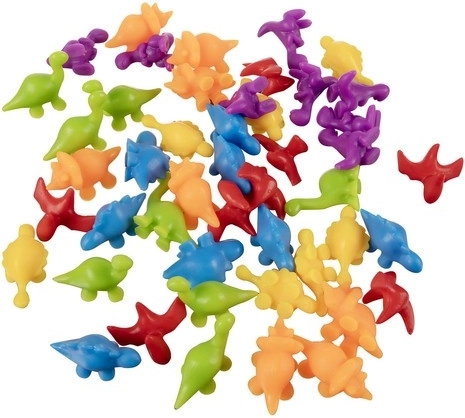 Figuras de dinosaurios seguras y variadas