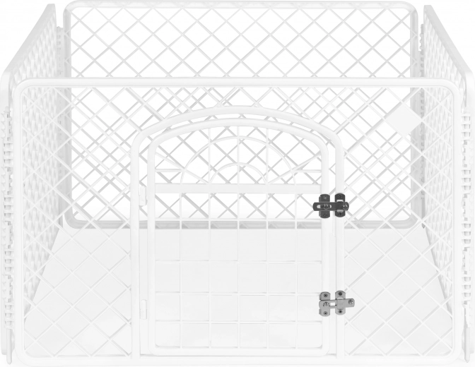 Entrada segura con puerta bloqueable