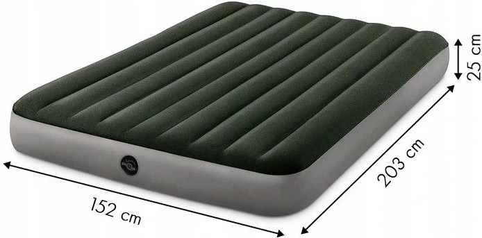 Amplia cama doble para casa y camping