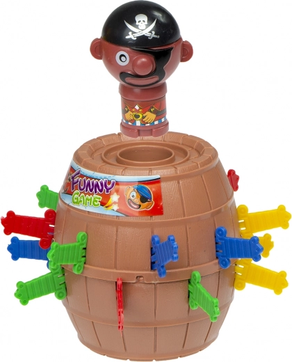 Espadas de colores y pirata saltarín