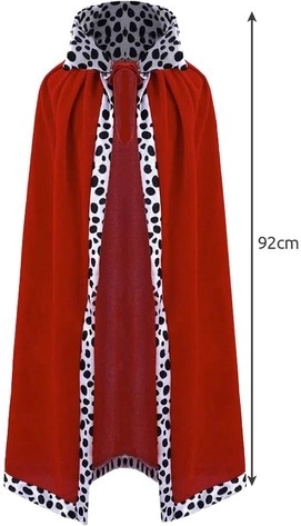 Capa elegante con ribete real