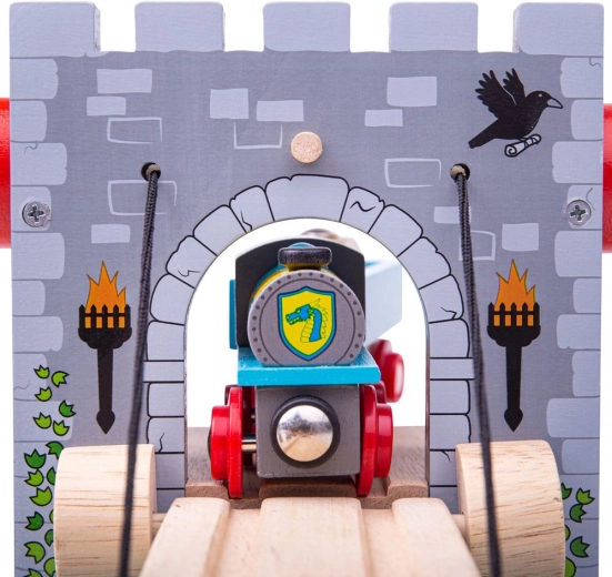 Torre medieval y túnel para un paso fluido