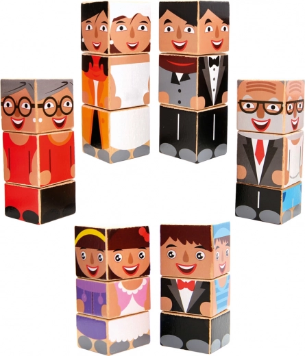 Combinación creativa de personajes