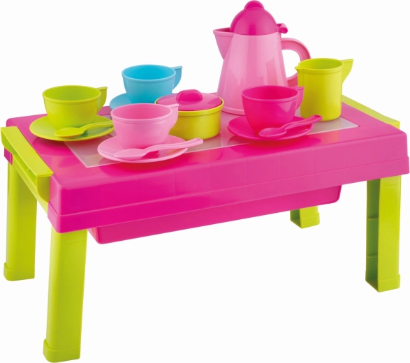 Mesa 2 en 1: juego y espacio de almacenamiento