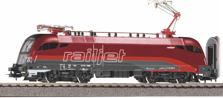Modelo detallado RAILJET ÖBB