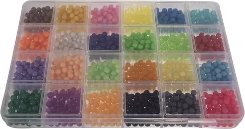 Gran set de 2800 cuentas en 24 colores