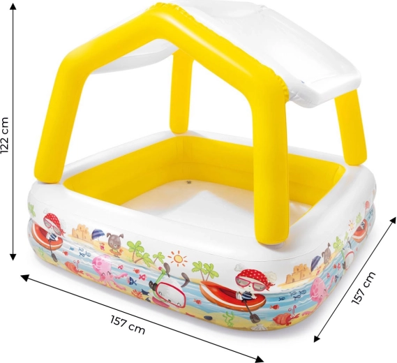 Piscina infantil segura y espaciosa