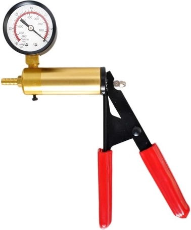Bomba manual precisa con manómetro
