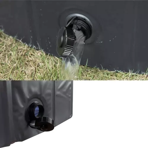 Vaciado rápido del agua gracias a la válvula de desagüe