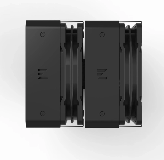 Dos ventiladores de 120 mm con amplio rango de revoluciones