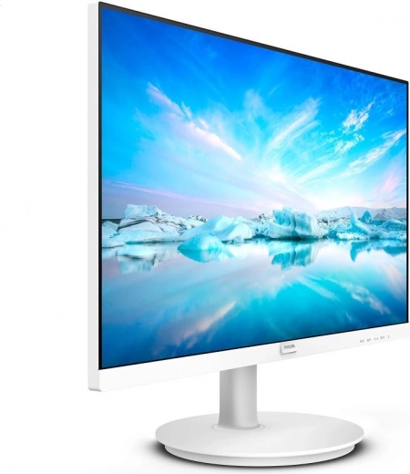 Elegante diseño blanco con marcos finos
