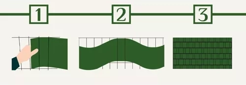 Instalación sencilla en vallas de panel