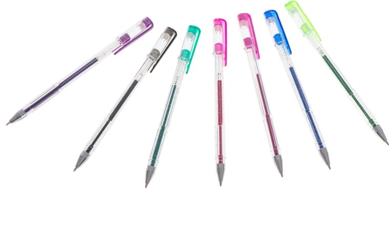 Escritura suave y colores intensos