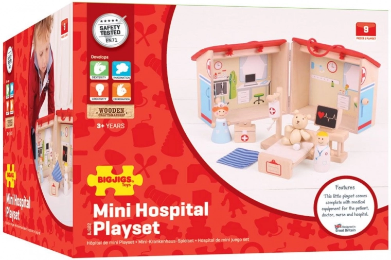 Incluye 9 piezas de juego