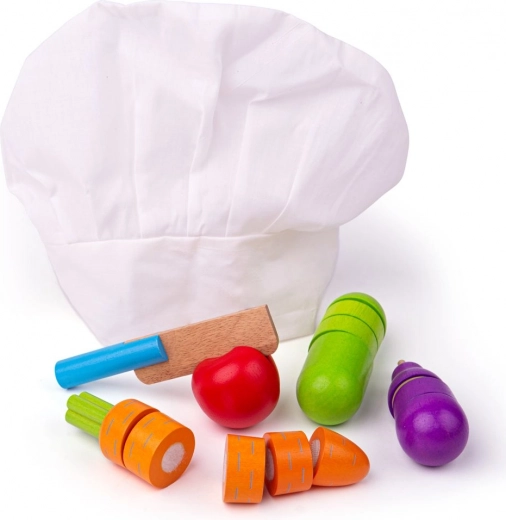 Gorro de chef para el rol de pequeño cocinero