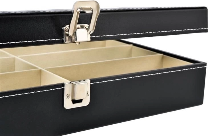 Ecopiel elegante con contraste