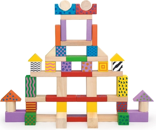 100 bloques de colores para construcciones infinitas