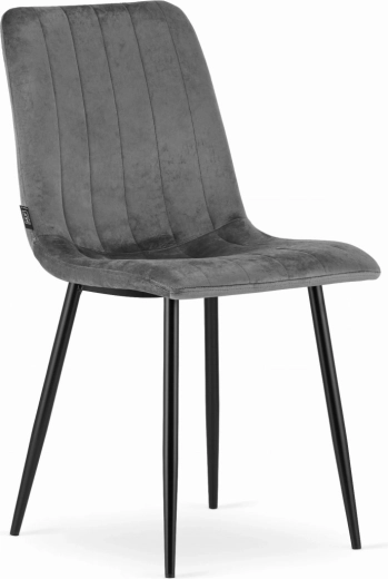 Asiento suave de terciopelo y ergonomía