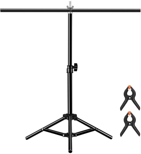 Barra en T con clips para una sujeción segura del fondo