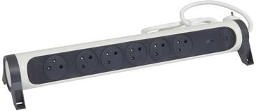 Regleta giratoria para un uso flexible