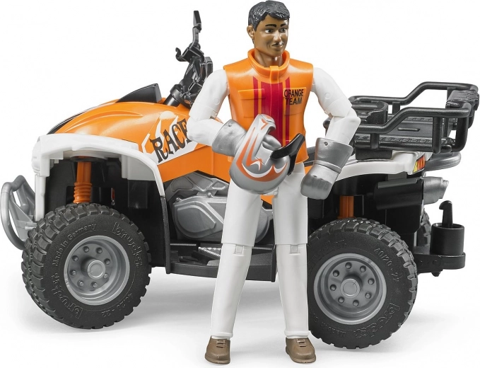 Figura detallada del conductor con equipamiento de protección