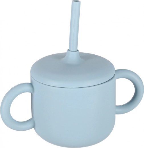 Vaso de entrenamiento con pajita para beber fácilmente