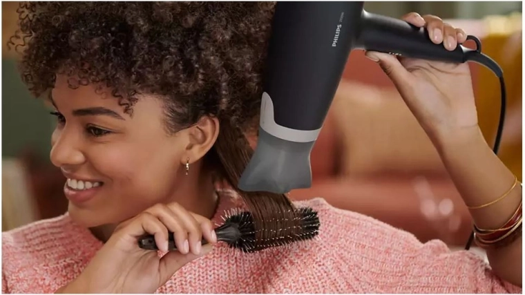 Ionización para un cabello suave y brillante