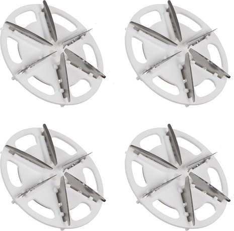 4 cabezales intercambiables para una larga vida útil