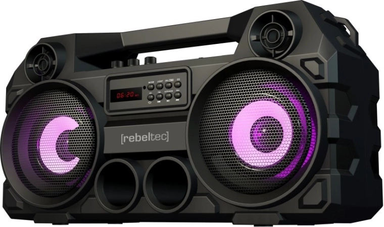 Potente sonido estéreo con doble bass reflex