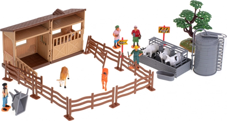 Animales, figuras y vallado