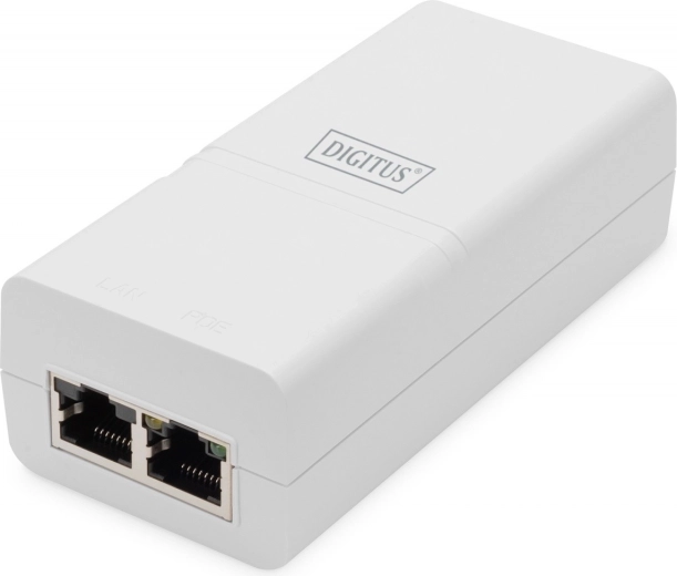 Potencia PoE+ 30 W y tensión 52 V