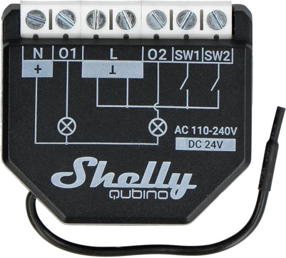 Controlador Shelly Qubino Wave 2PM