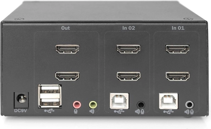 Hub USB y audio completo