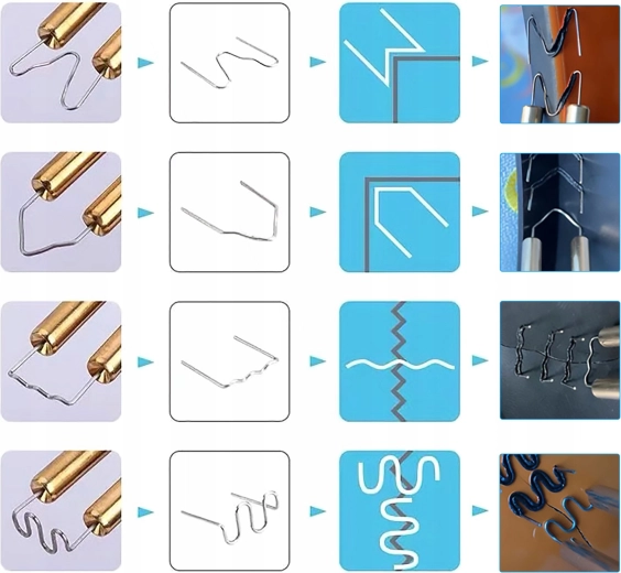 Distintos tipos de grapas