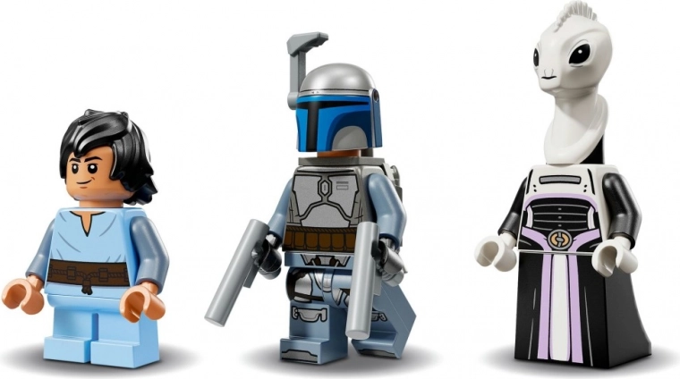 Tres minifiguras icónicas