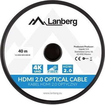 Transmisión 4K real a una distancia de 40 m