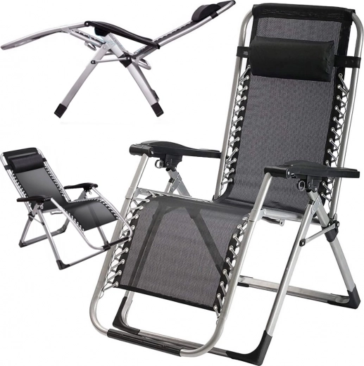 Tumbona de jardín gravitacional multiposición