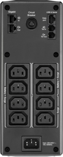 Amplia conectividad y 8× C13