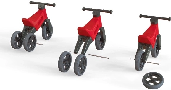 2en1: de triciclo a dos ruedas en pocos minutos