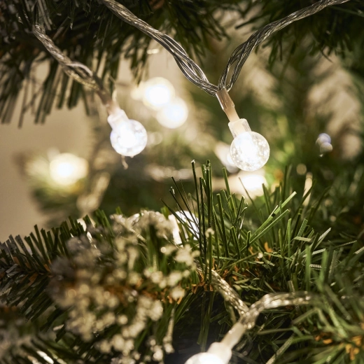 IP44, alimentación a red y conexión de guirnaldas